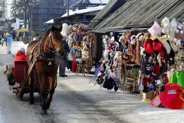 Фото из горнолыжного тура в Закопане. Ярмарка в Закопане