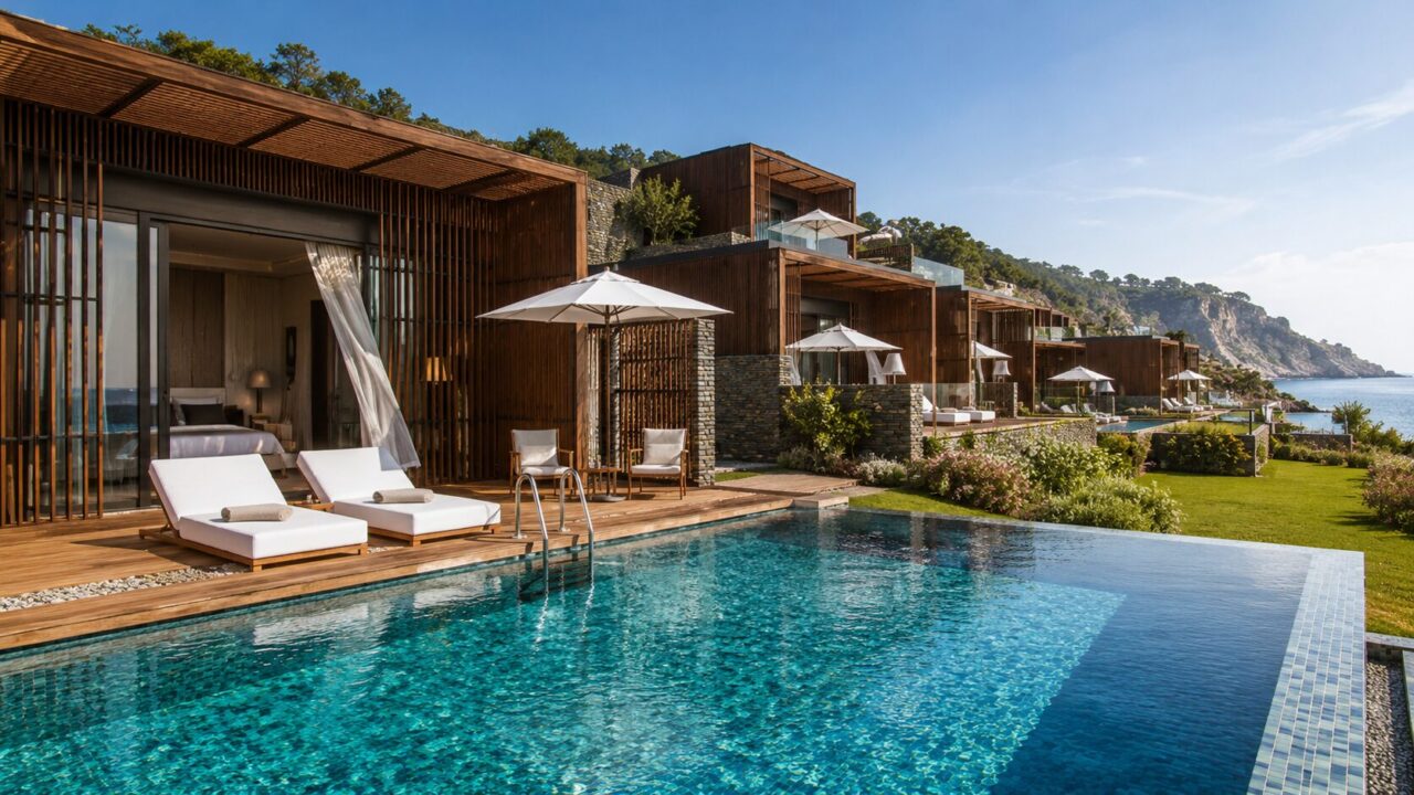 Сучасні вілли Maxx Royal Kemer з приватними басейнами, терасами та видом на природу Кемера