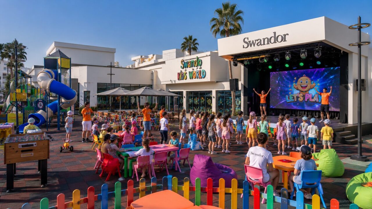 Ігрові зони та розваги для дітей у Swando Kids World